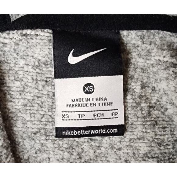 Nike Hypernatural Therma Hoodie Pullover Soft Heather Gray Womens XS 806981 063 - Picture 8 of 8